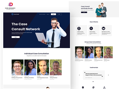 Consulting Agency Landing Page