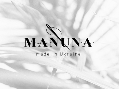 Logo brand MANUNA branding card fashion logo