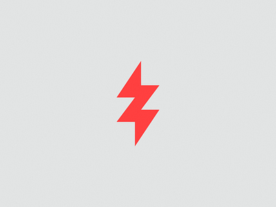 Z  letter + lightning - Logo concept