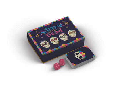 Day of the Dead Game board day of the dead design gameboard illustration vector