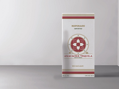 Anacaona Tequila Packaging branding concepts illustration logo design package design packaging design tequila