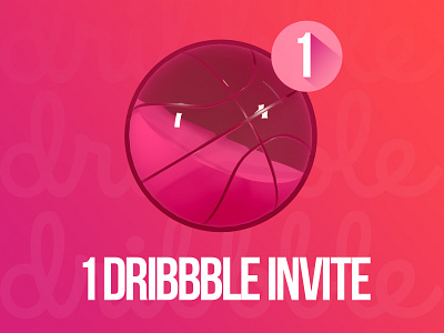 1 Dribbble Invite Giveaway dribbble dribbble invite invite invites