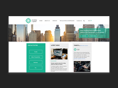 Fund Management Firm Homepage