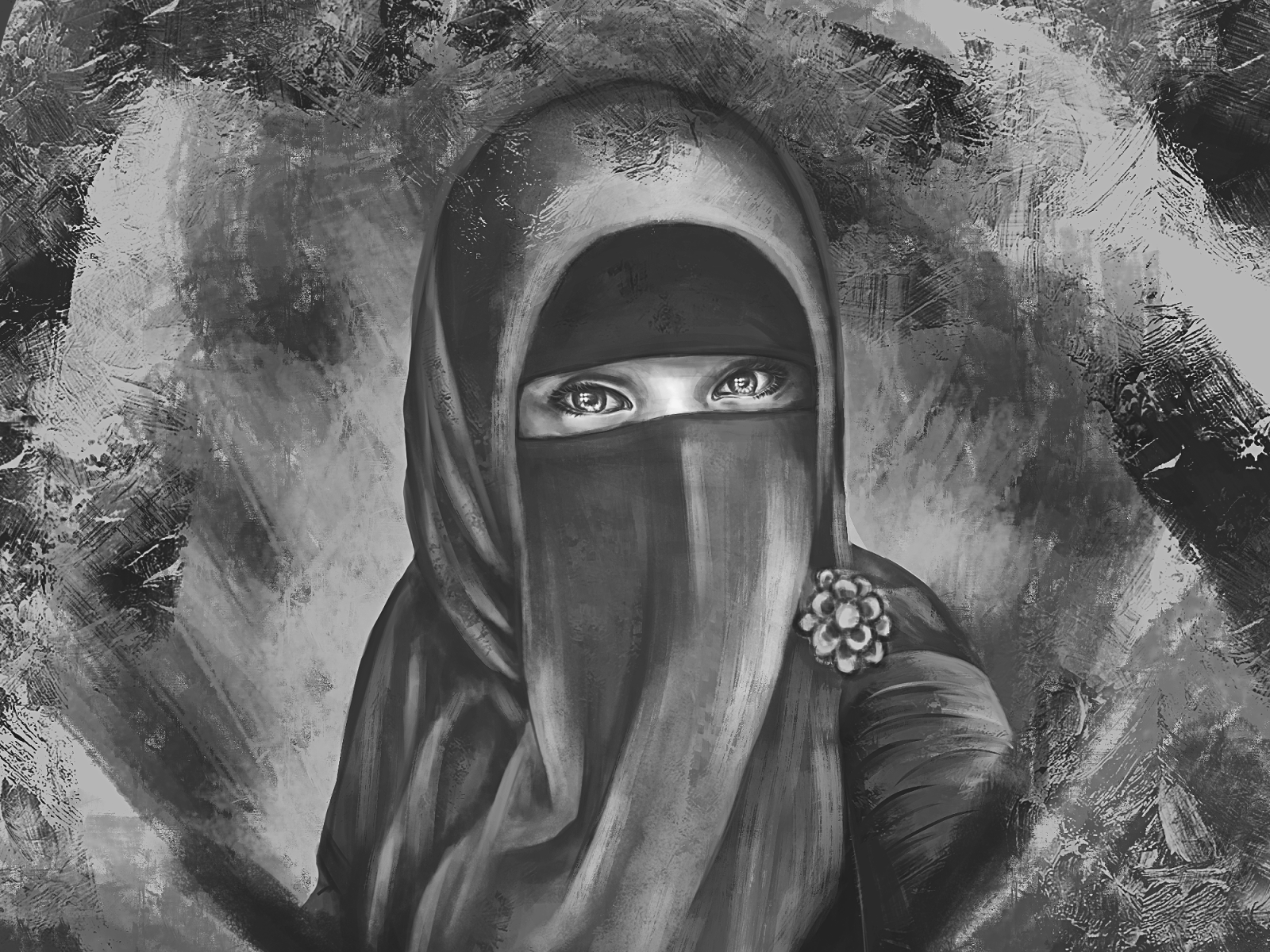 Картины в хиджабе