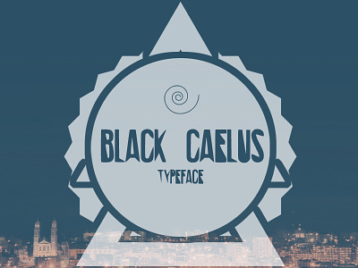 Black Caelus typeface font font face itf otf serif typeface