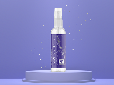 Lavender Pillow Spray Label Design