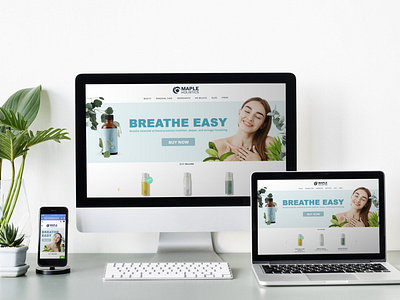 Maple Holistics_Web Banner Design