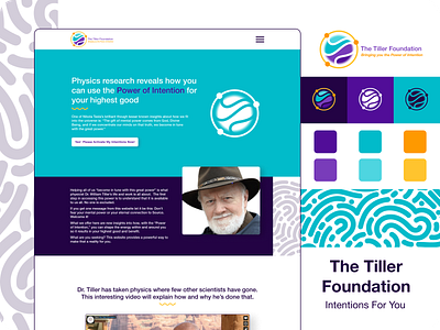 Tiller Foundation Website & Branding branding logo design metaphysical website design