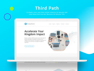 ThirdPath Styleguide branding mockup ui web design website design