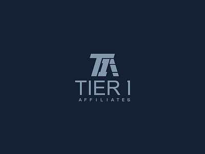 Tier 1 Affiliates | Logo branding color design illustration logo vector