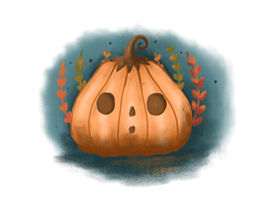 pumpkin creepy cute cute art design halloween halloween design illustration illustration art jackolantern kids books artist pumpkin scary spooky