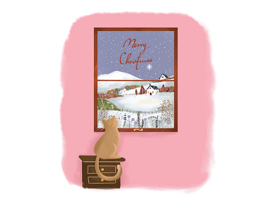 Merry Christmas christmas christmas card cute cute art digital illustration illustration illustration art kids books artist xmas xmas card