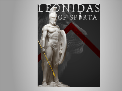 Leonidas of Sparta art design graphic design illustration museum photoshop statue