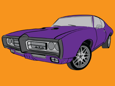 Pontiac GTO by Philip Pignato on Dribbble