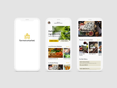 farmersmarket app concept app appdesign dailyui farmers market iphonex product design sketch ui ui design uiux ux ux design uxui