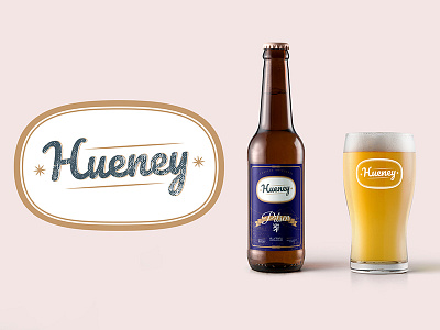 Hueney beer brand branding brew brewery hueney identidad logo marca