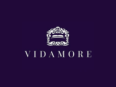 Vidamore Logo bed logo luxury