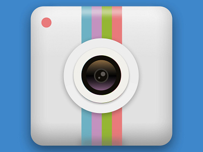 Camera Icon camera clean icon icons illustration lens ui ux web design