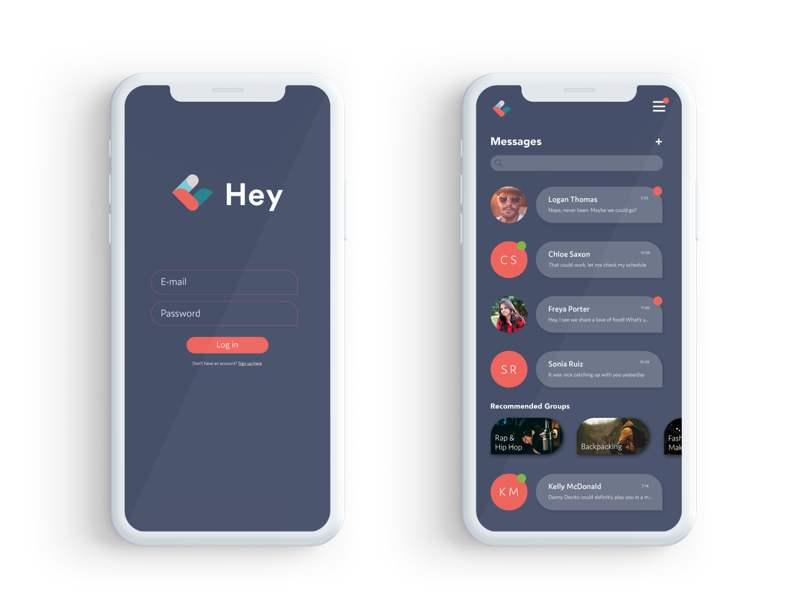 Hey Chat by Hillary Jones on Dribbble