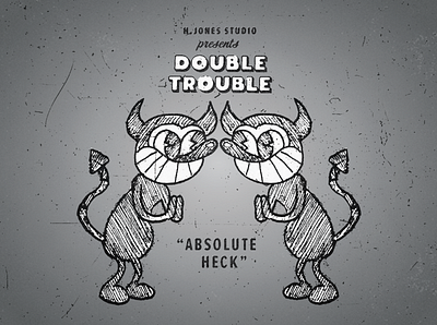 Double Trouble design flat flat illustration illustration vector