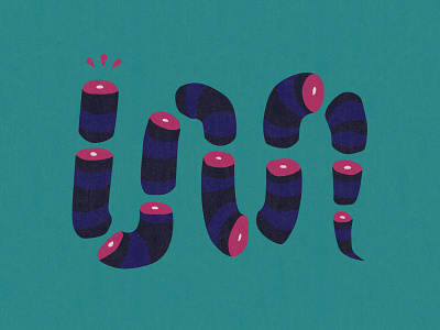 Snake Sashimi colourful dark flat flat illustration illustration illustrator minimal sashimi simple snake texture vector