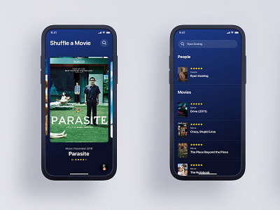 Streaming App Search app design ios mobile product stream ui