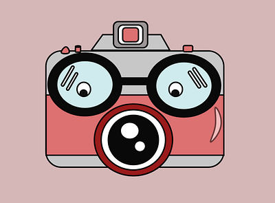 Illustration photo camera - Logo concept adobexd design illustration photocamera ui