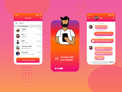 Daily UI 013 / Direct Messaging