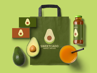 Sweet Cado branding corporate branding corporate identity mockup packaging packaging design packaging designer packaging mockup