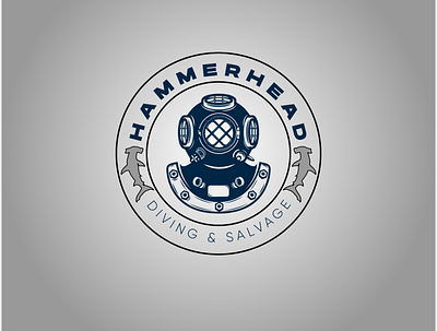 Hammerhead branding design flat icon illustration illustrator lettering logo typography vector