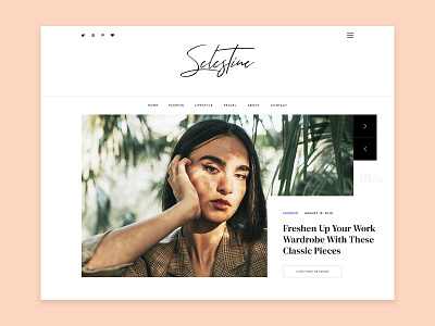 Selestine - Free Blog & Magazine Template
