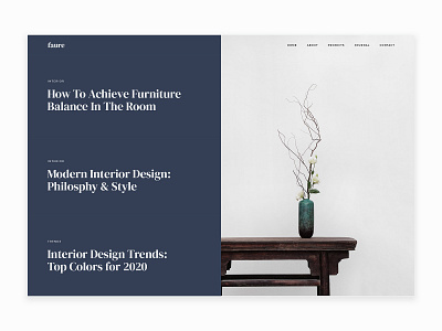 Faure – Interior & Architecture Agency HTML Template blog html5 interior design template webdesign