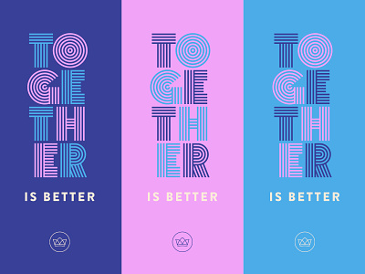 Together is Better branding church branding church design church marketing design illustration layout design typography