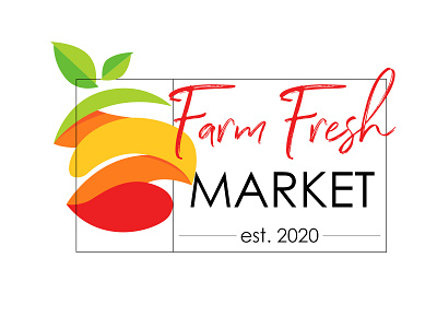 Farm Fresh Market branding design dribble dribbleweeklywarmup farm fresh farmers market grocery store illustration logo rebound
