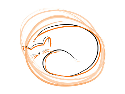 Cat Icon cat design dribble dribbleweeklywarmup illustration rebound