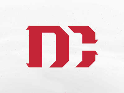Doug "Censor" Martin - Personal Logo Concept gaming logo red type