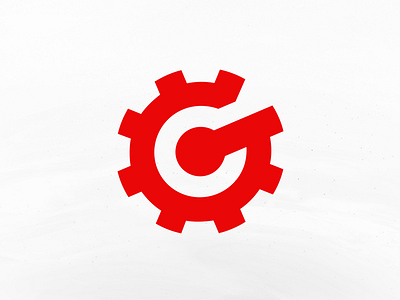 Grinders Logo bold brand g gaming gear logo red