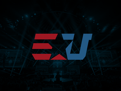 eUnited eSports Logo brand branding e esports gaming logo logotype mark star symbol u united