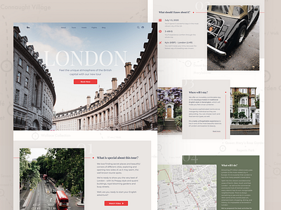 London Trip Landing Page