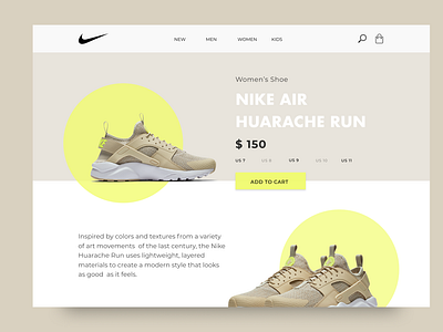 Nike Sneaker Web Page