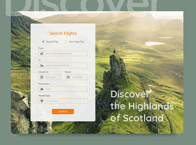 Flight Search Form design flight booking flight search minimal plane ticket booking tickets ui web website