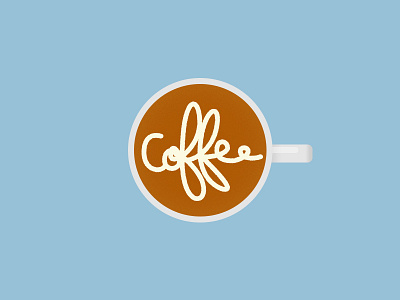 Coffee Froth coffee coffee art coffee lettering coffee logo flat white lettering