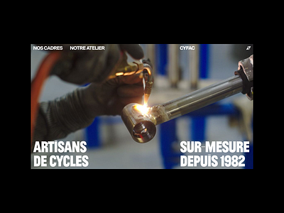 Exploration for bike craftsman. branding design flat interface ui ux web