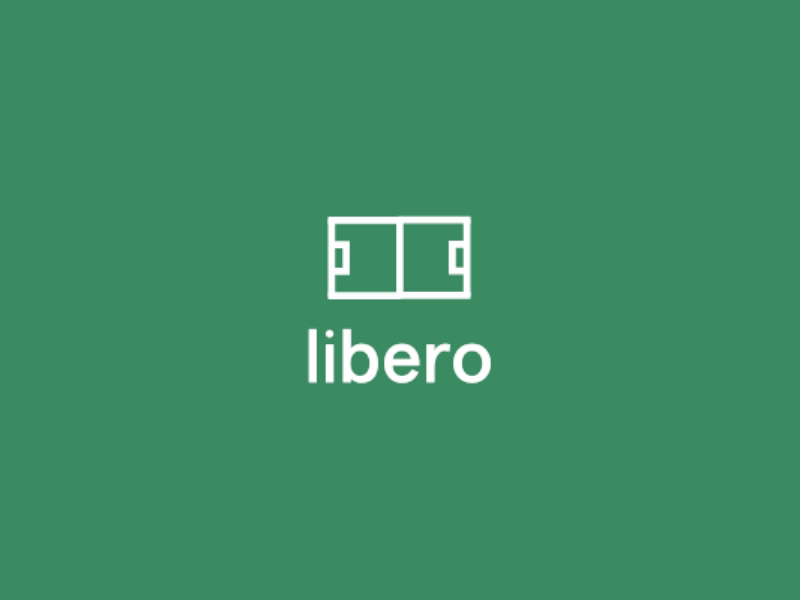 Libero animated animation gif green illustration logo logo design soccer