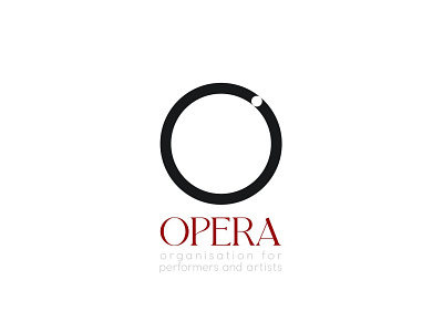 Opera - logo design concept design graphic logo logo design vector