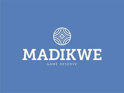 Madikwe Game Reserve - Day 20 Daily Logo Challenge branding design game reserve logo logo design madikwe pattern south africa typography