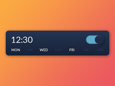 Alarm Setting alarm button ui ui element ux