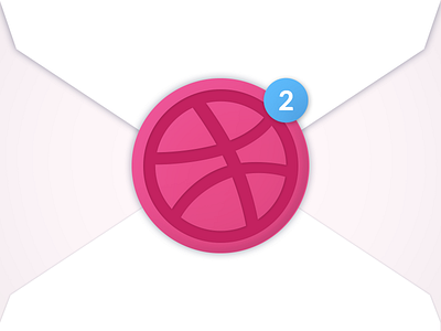 Dribbble Invites draft dribbble envelope invite letter