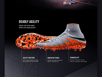 Nike Hypervenom - Webdesign 02