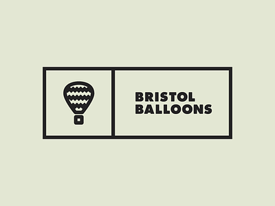 Day 02 - Daily Logo Challenge - Hot Air Balloon balloon bristol daily logo challenge day 2 design hot air balloon logo thick lines